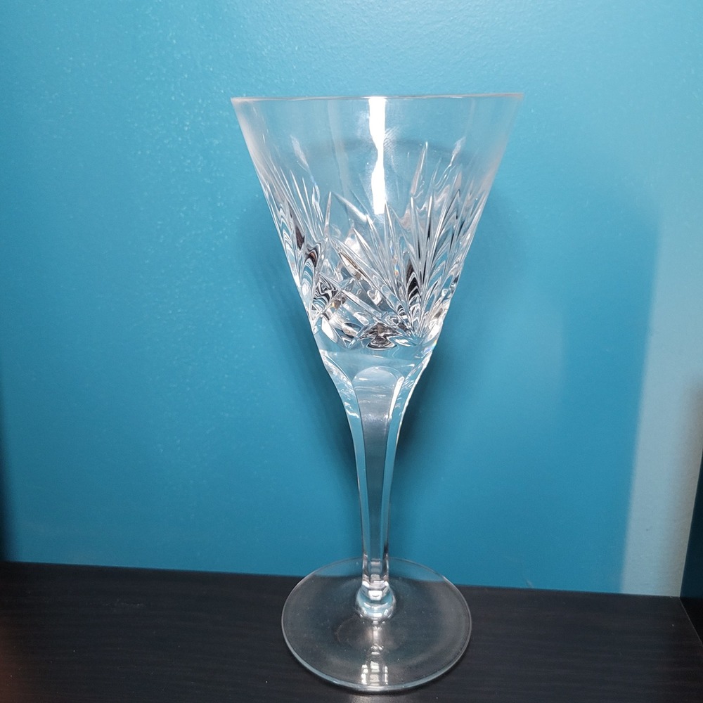 Gorham Crystal Glass 8 Inch Wine Goblet King Edward Pattern
